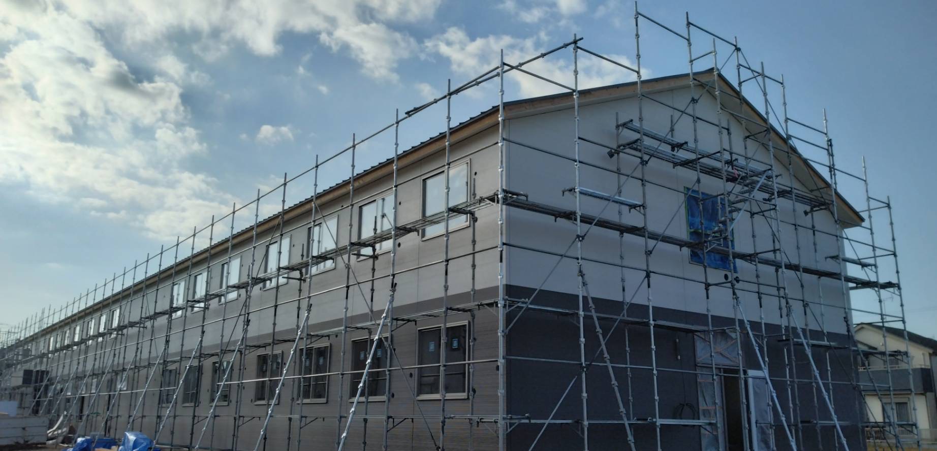 住宅型有料老人ホーム建設中　成田市　